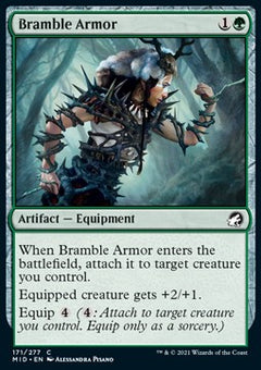 Bramble Armor⁣ - Innistrad: Midnight Hunt⁣ (Common)⁣ [171]