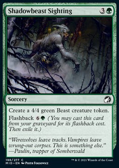 Shadowbeast Sighting⁣ - Innistrad: Midnight Hunt⁣ (Common)⁣ [198]