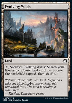 Evolving Wilds⁣ - Innistrad: Midnight Hunt⁣ (Common)⁣ [261]