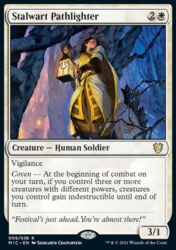 Stalwart Pathlighter (V.1)⁣ - Commander: Innistrad: Midnight Hunt⁣ (Rare)⁣ [9]