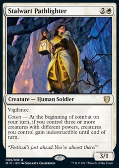 Stalwart Pathlighter (V.1)⁣ - Commander: Innistrad: Midnight Hunt⁣ (Rare)⁣ [9]