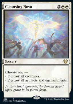 Cleansing Nova⁣ - Commander: Innistrad: Midnight Hunt⁣ (Rare)⁣ [82]