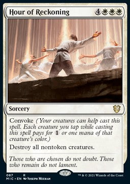 Hour of Reckoning⁣ - Commander: Innistrad: Midnight Hunt⁣ (Rare)⁣ [87]