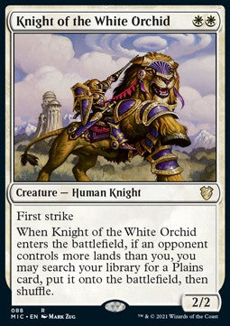 Knight of the White Orchid⁣ - Commander: Innistrad: Midnight Hunt⁣ (Rare)⁣ [88]