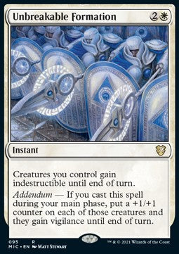 Unbreakable Formation⁣ - Commander: Innistrad: Midnight Hunt⁣ (Rare)⁣ [95]