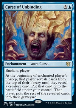Curse of Unbinding (V.1)⁣ - Commander: Innistrad: Midnight Hunt⁣ (Rare)⁣ [12]