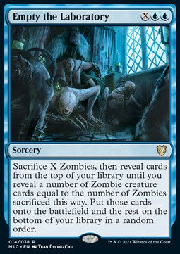 Empty the Laboratory (V.1)⁣ - Commander: Innistrad: Midnight Hunt⁣ (Rare)⁣ [14]