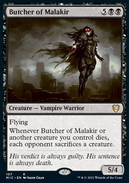 Butcher of Malakir⁣ - Commander: Innistrad: Midnight Hunt⁣ (Rare)⁣ [107]