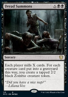 Dread Summons⁣ - Commander: Innistrad: Midnight Hunt⁣ (Rare)⁣ [113]