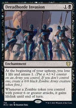 Dreadhorde Invasion⁣ - Commander: Innistrad: Midnight Hunt⁣ (Rare)⁣ [114]