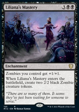 Liliana's Mastery⁣ - Commander: Innistrad: Midnight Hunt⁣ (Rare)⁣ [123]