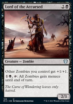 Lord of the Accursed⁣ - Commander: Innistrad: Midnight Hunt⁣ (Uncommon)⁣ [124]
