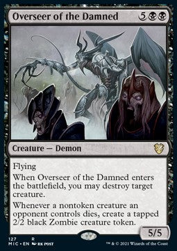 Overseer of the Damned⁣ - Commander: Innistrad: Midnight Hunt⁣ (Rare)⁣ [127]