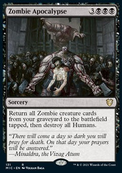 Zombie Apocalypse⁣ - Commander: Innistrad: Midnight Hunt⁣ (Rare)⁣ [131]