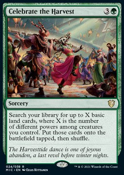 Celebrate the Harvest (V.1)⁣ - Commander: Innistrad: Midnight Hunt⁣ (Rare)⁣ [24]