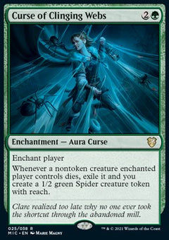 Curse of Clinging Webs (V.1)⁣ - Commander: Innistrad: Midnight Hunt⁣ (Rare)⁣ [25]