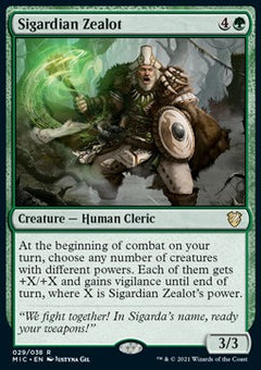 Sigardian Zealot (V.1)⁣ - Commander: Innistrad: Midnight Hunt⁣ (Rare)⁣ [29]
