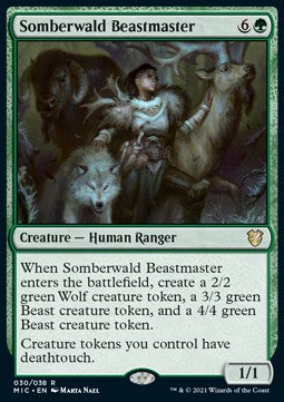 Somberwald Beastmaster (V.1)⁣ - Commander: Innistrad: Midnight Hunt⁣ (Rare)⁣ [30]