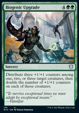 Biogenic Upgrade⁣ - Commander: Innistrad: Midnight Hunt⁣ (Uncommon)⁣ [135]