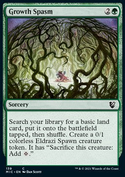 Growth Spasm⁣ - Commander: Innistrad: Midnight Hunt⁣ (Common)⁣ [139]