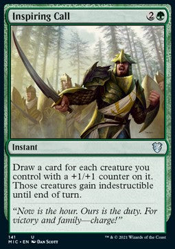 Inspiring Call⁣ - Commander: Innistrad: Midnight Hunt⁣ (Uncommon)⁣ [141]