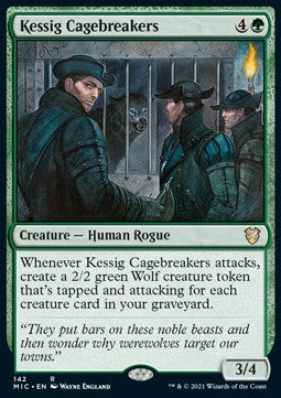 Kessig Cagebreakers⁣ - Commander: Innistrad: Midnight Hunt⁣ (Rare)⁣ [142]