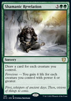 Shamanic Revelation⁣ - Commander: Innistrad: Midnight Hunt⁣ (Rare)⁣ [143]