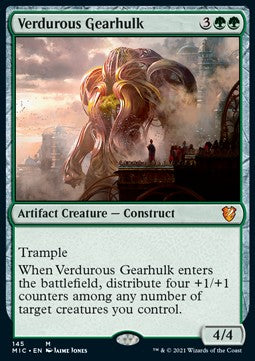 Verdurous Gearhulk⁣ - Commander: Innistrad: Midnight Hunt⁣ (Mythic)⁣ [145]
