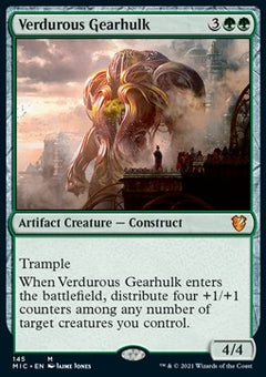 Verdurous Gearhulk⁣ - Commander: Innistrad: Midnight Hunt⁣ (Mythic)⁣ [145]