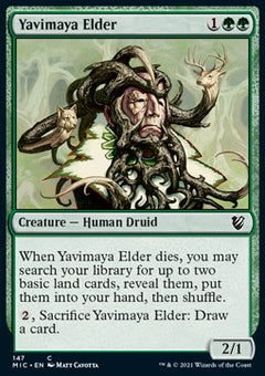 Yavimaya Elder⁣ - Commander: Innistrad: Midnight Hunt⁣ (Common)⁣ [147]