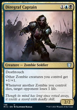 Diregraf Captain⁣ - Commander: Innistrad: Midnight Hunt⁣ (Uncommon)⁣ [148]