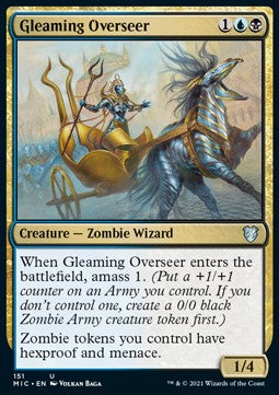 Gleaming Overseer⁣ - Commander: Innistrad: Midnight Hunt⁣ (Uncommon)⁣ [151]