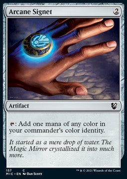 Arcane Signet⁣ - Commander: Innistrad: Midnight Hunt⁣ (Common)⁣ [157]