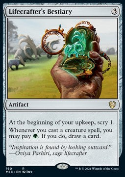 Lifecrafter's Bestiary⁣ - Commander: Innistrad: Midnight Hunt⁣ (Rare)⁣ [160]