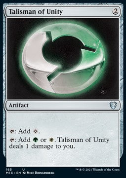 Talisman of Unity⁣ - Commander: Innistrad: Midnight Hunt⁣ (Uncommon)⁣ [165]