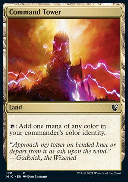 Command Tower⁣ - Commander: Innistrad: Midnight Hunt⁣ (Common)⁣ [170]