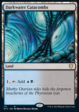 Darkwater Catacombs⁣ - Commander: Innistrad: Midnight Hunt⁣ (Rare)⁣ [171]