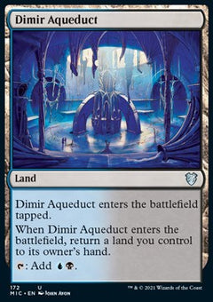 Dimir Aqueduct⁣ - Commander: Innistrad: Midnight Hunt⁣ (Uncommon)⁣ [172]