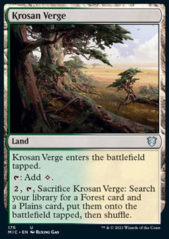 Krosan Verge⁣ - Commander: Innistrad: Midnight Hunt⁣ (Uncommon)⁣ [175]