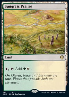 Sungrass Prairie⁣ - Commander: Innistrad: Midnight Hunt⁣ (Rare)⁣ [181]