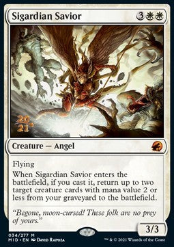Sigardian Savior (V.1)⁣ - Innistrad: Midnight Hunt: Promos⁣ (Mythic)⁣ [34]