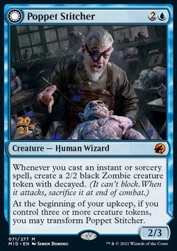 Poppet Stitcher // Poppet Factory⁣ - Innistrad: Midnight Hunt: Promos⁣ (Mythic)⁣ [71]