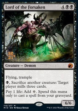 Lord of the Forsaken (V.1)⁣ - Innistrad: Midnight Hunt: Promos⁣ (Mythic)⁣ [110]