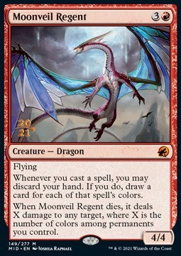 Moonveil Regent (V.1)⁣ - Innistrad: Midnight Hunt: Promos⁣ (Mythic)⁣ [149]