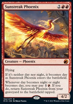 Sunstreak Phoenix (V.1)⁣ - Innistrad: Midnight Hunt: Promos⁣ (Mythic)⁣ [162]