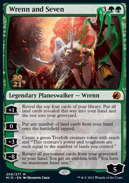 Wrenn and Seven (V.1)⁣ - Innistrad: Midnight Hunt: Promos⁣ (Mythic)⁣ [208]