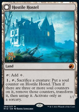 Hostile Hostel // Creeping Inn⁣ - Innistrad: Midnight Hunt: Promos⁣ (Mythic)⁣ [264]