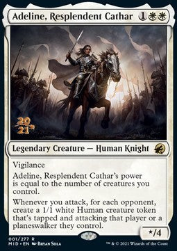 Adeline, Resplendent Cathar (V.1)⁣ - Innistrad: Midnight Hunt: Promos⁣ (Rare)⁣ [1]