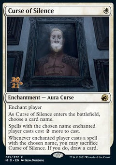 Curse of Silence (V.1)⁣ - Innistrad: Midnight Hunt: Promos⁣ (Rare)⁣ [15]