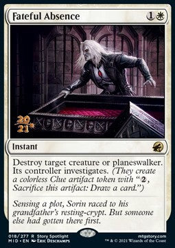 Fateful Absence (V.1)⁣ - Innistrad: Midnight Hunt: Promos⁣ (Rare)⁣ [18]